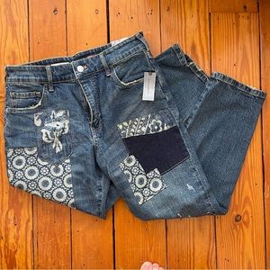 NWT Anthropologie Pilcro The Borrowed Boyfriend Jeans